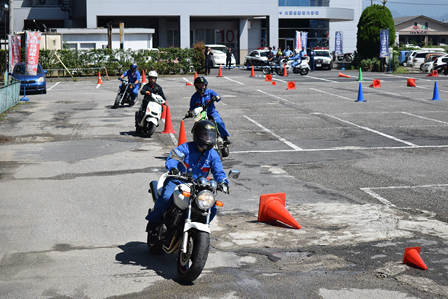 ☆群馬県警太田警察署協力により二輪安全運転講習会を実施しました